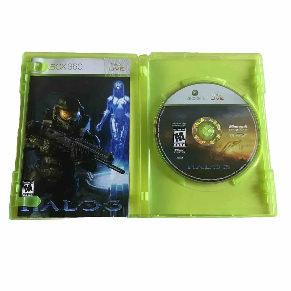 Halo 3 (Xbox 360) - CIB -‎ Poster Incl. - White Label